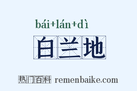 白兰地是什么意思的图片